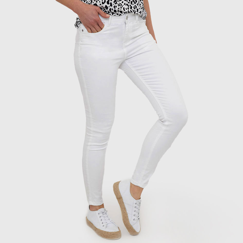 Jeans Skinny III Blanco - Mujer