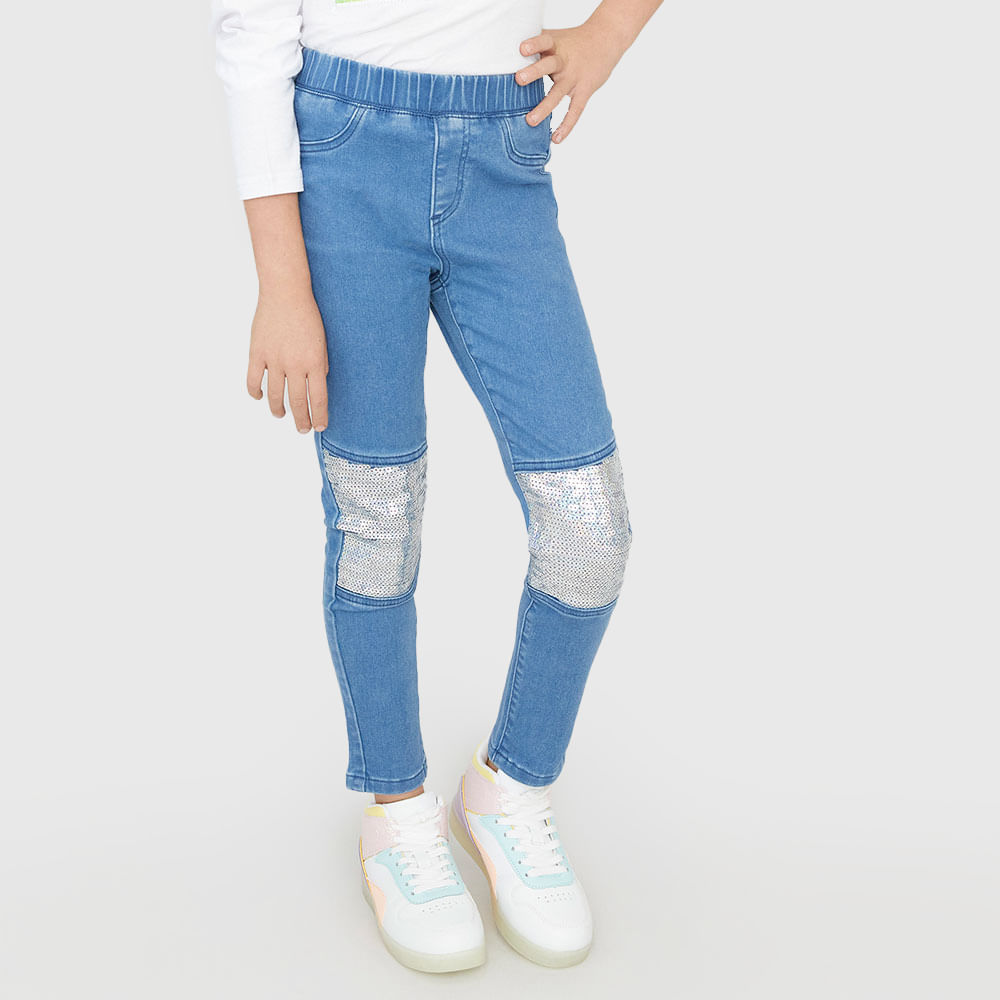 Jean Mom Negro Nevado con Roturas Rodilla - PA00390
