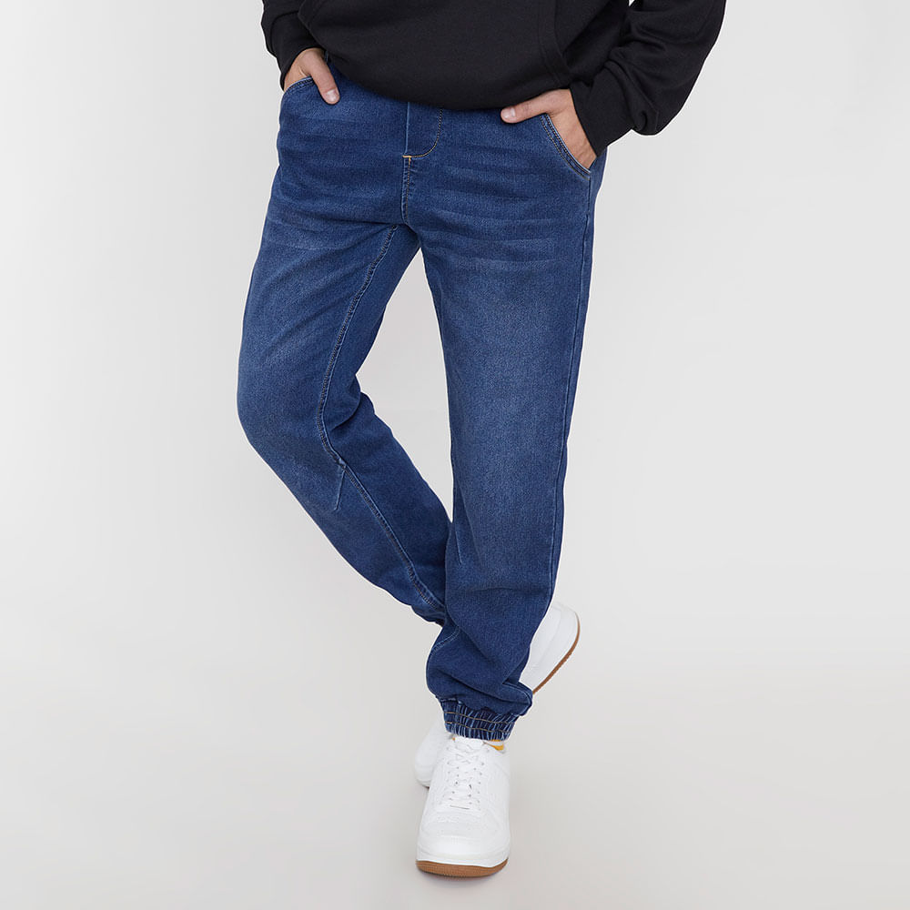 Jeans Jogger Azul- Hombre I