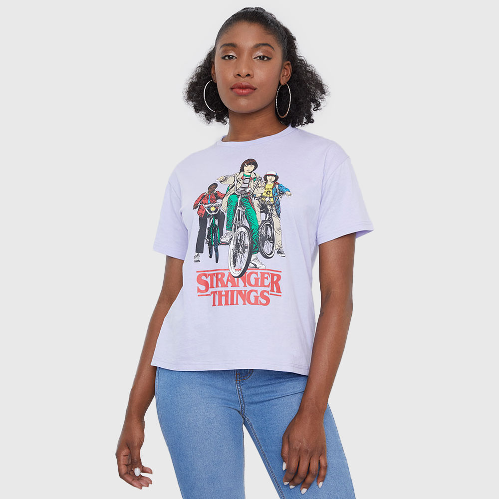 Poleras de best sale stranger things mujer