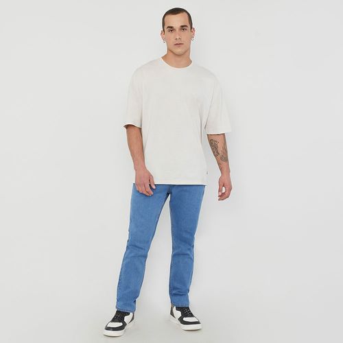Jeans Hombre Slim Spandex Azul Medio
