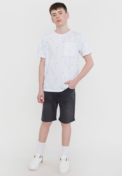 Short Niño Teen Denim Negro