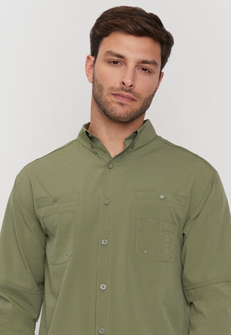 8000 CAMISETA OUTDOOR HOMBRE DROME. Verde Agua. Por 19,00 €