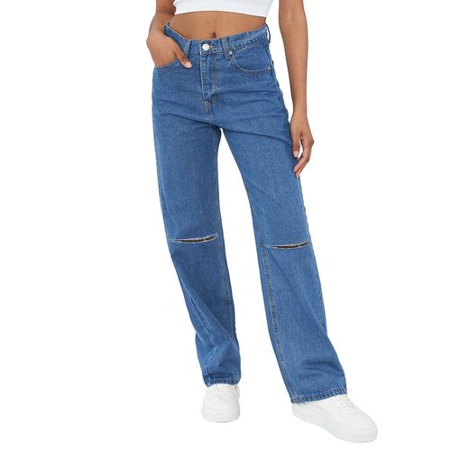 Jeans Mujer 90` Azul Medio