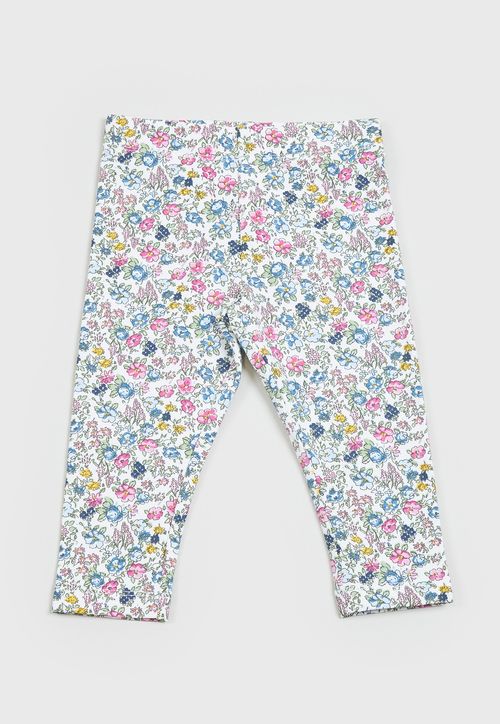 Calza Bebe Niña Fleece Full Print Color Rosado