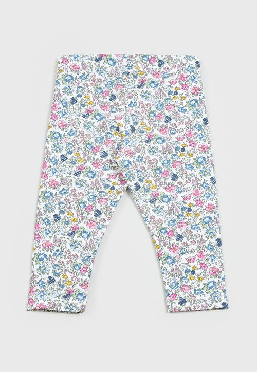 Calza Bebe Niña Fleece Full Print Color Rosado