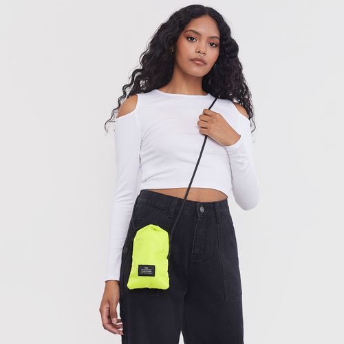 Portacelular Mujer Verde Limón