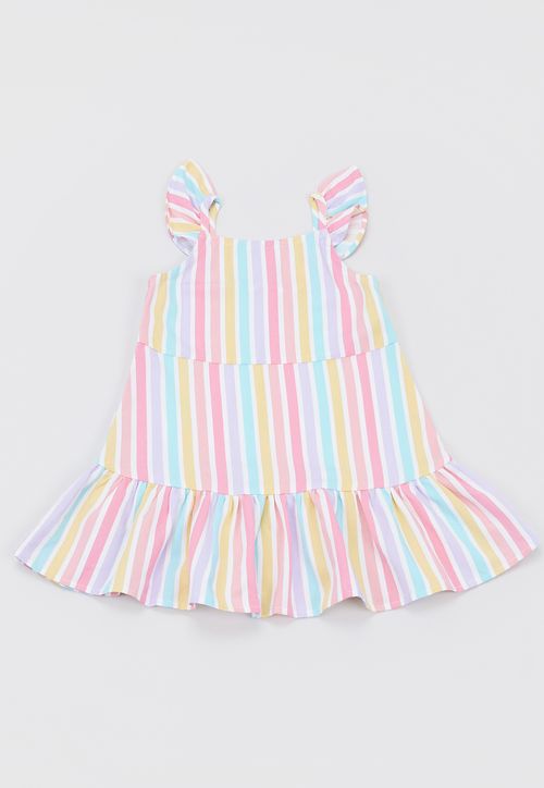 Vestido Bebe Niña Core Full Print Rosado