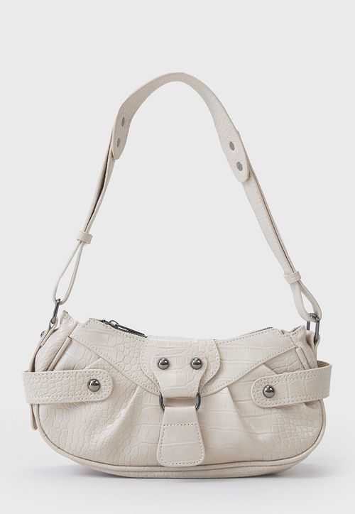 Cartera Mujer Ecocuero Croco Palo Rosa