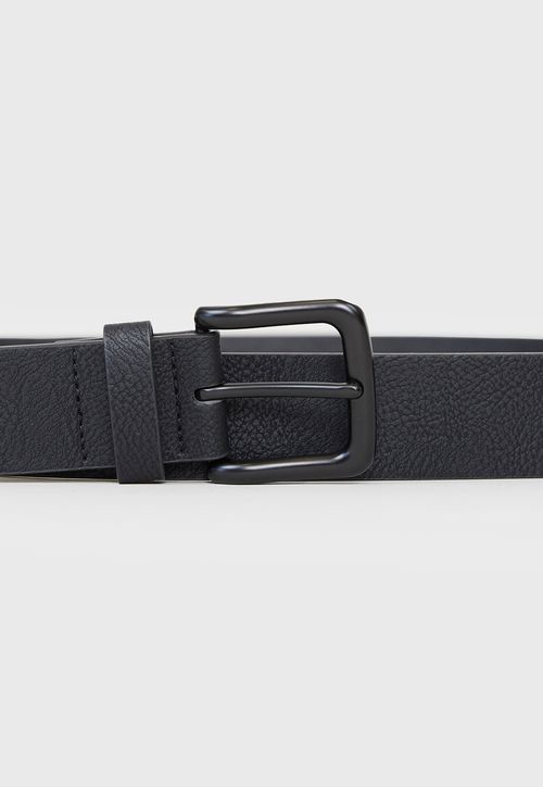 Cinturón Hombre Clásico Hebilla Color Negro