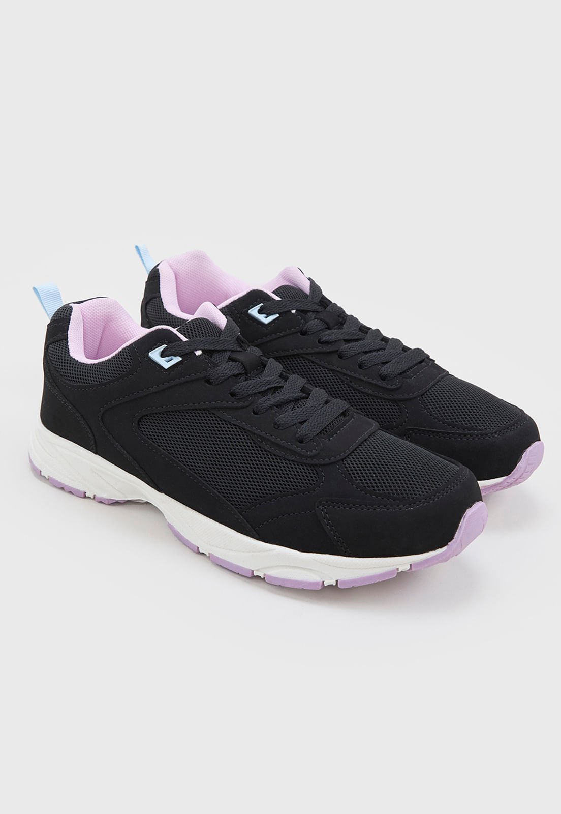 Zapatilla Mujer Running Clásica Negro