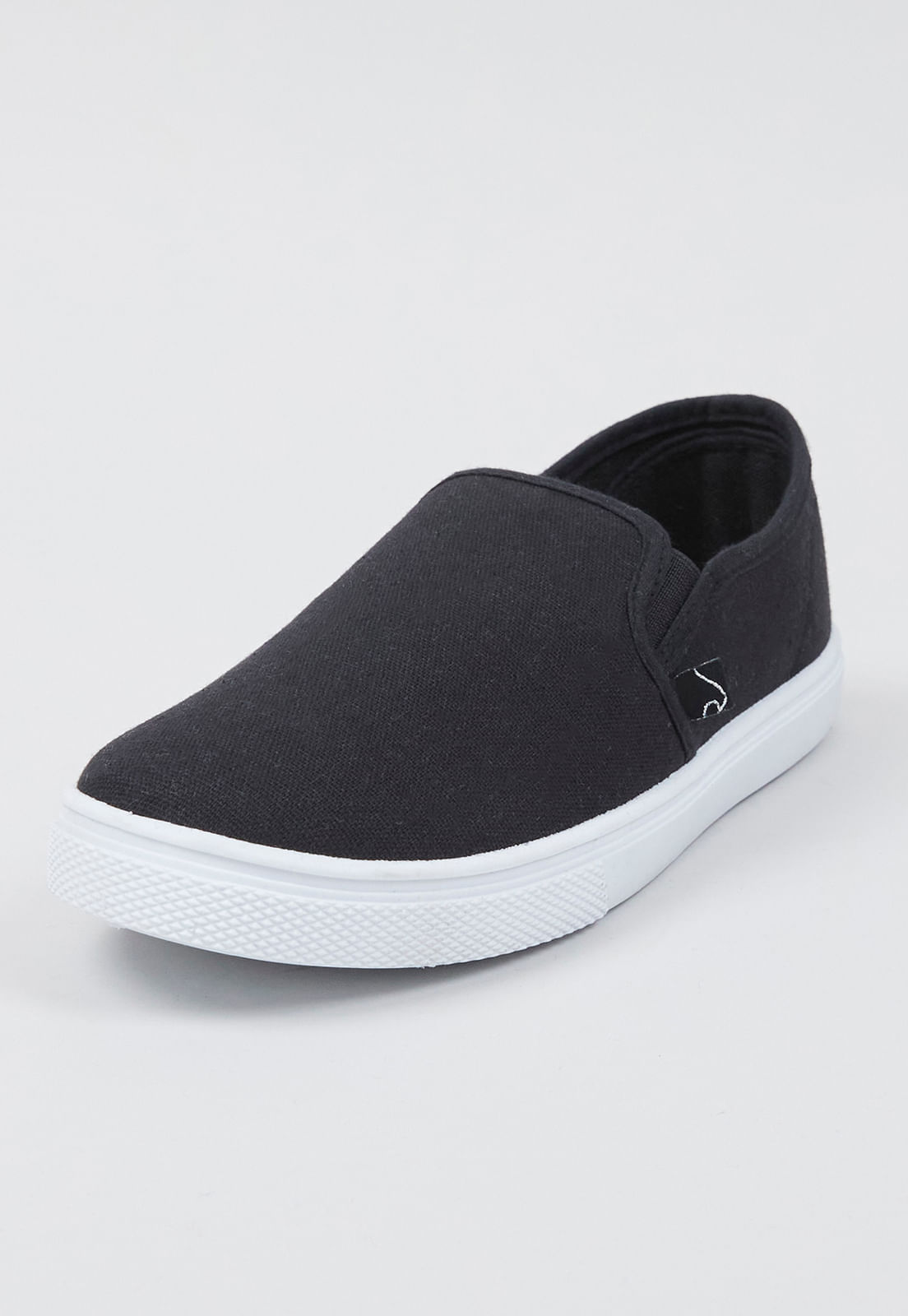 Zapatilla Mujer Slip On Negro