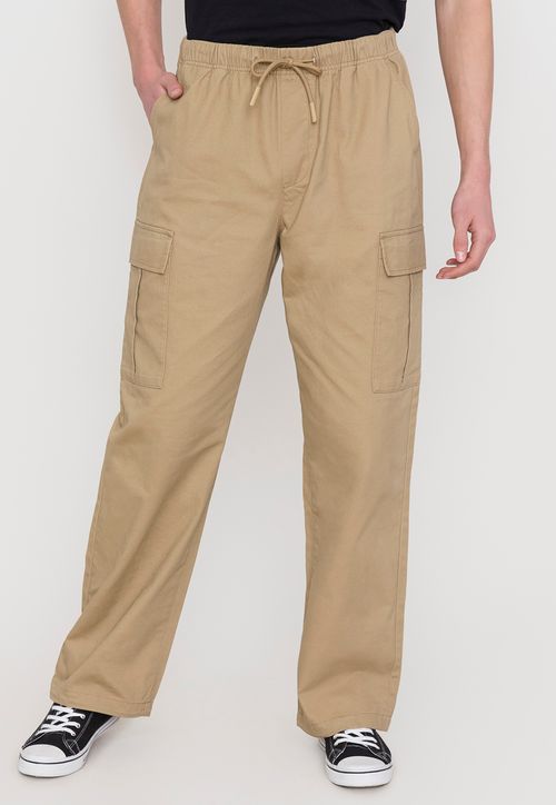 Pantalón Hombre Parachute Fit Cargo Camel