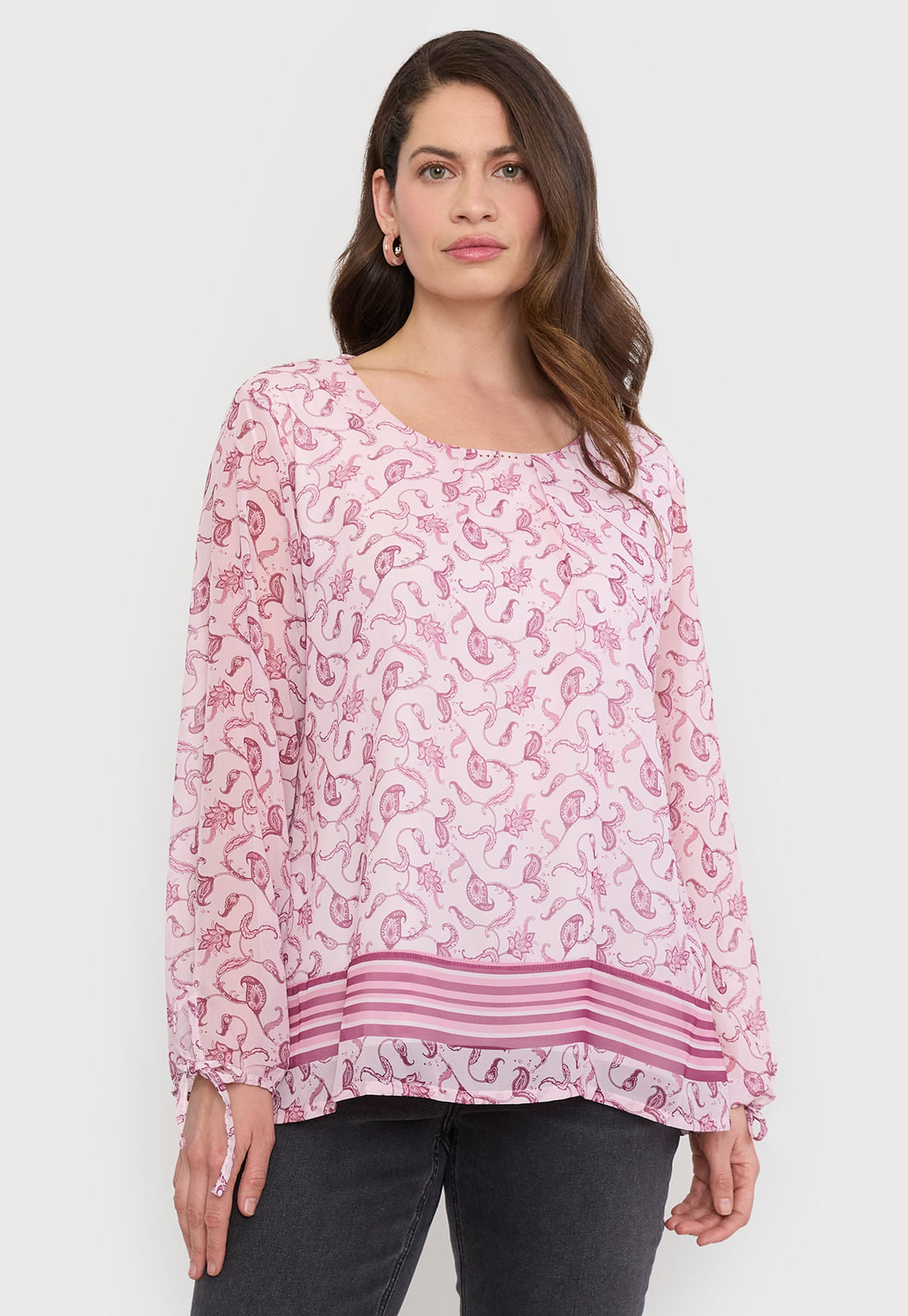 Blusa Mujer Strass Rosado