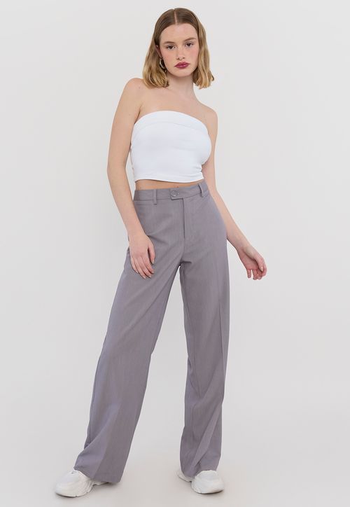 Pantalón Mujer Sastrero Gris