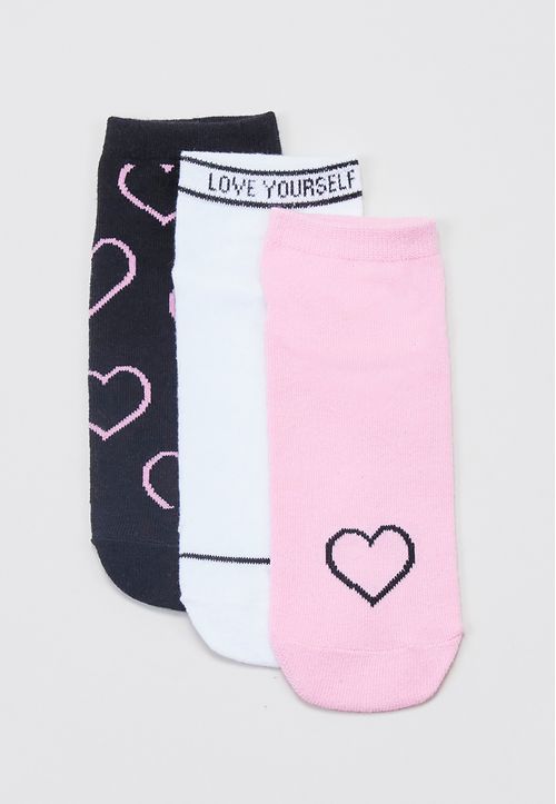 Calcetines Mujer Cortos Corazones