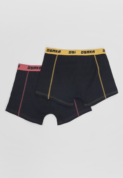 Bóxer Hombre Bipack Pretina Color Negro