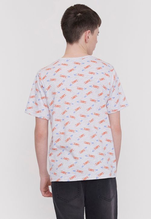Polera Niño Teen Full IV Gris Melange
