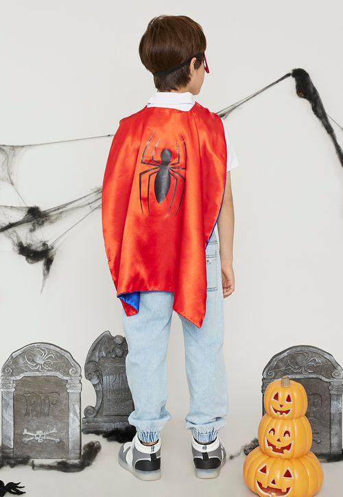 Disfraz Niño Set Capa con Antifaz Spiderman Marvel