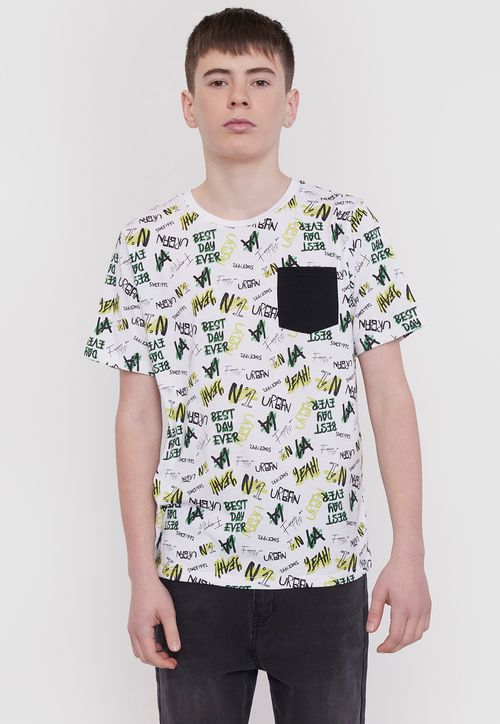 Polera Niño Teen Full IV Blanco