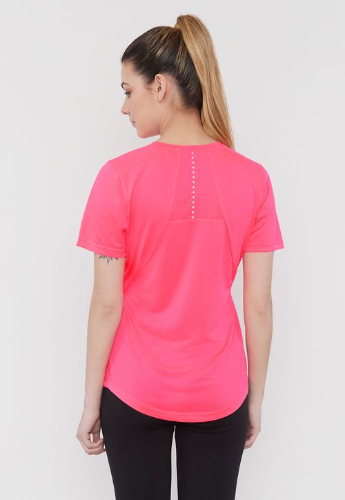 Polera Mujer Deportiva Detalles Rosado