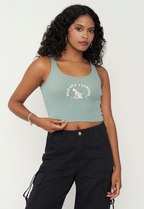 Peto Mujer Local Print Verde