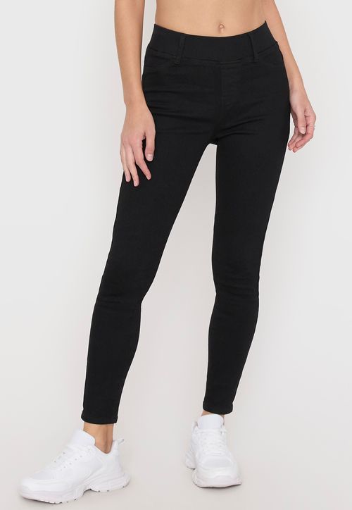 Jeans Skinny Mujer Leggins Básico Negro