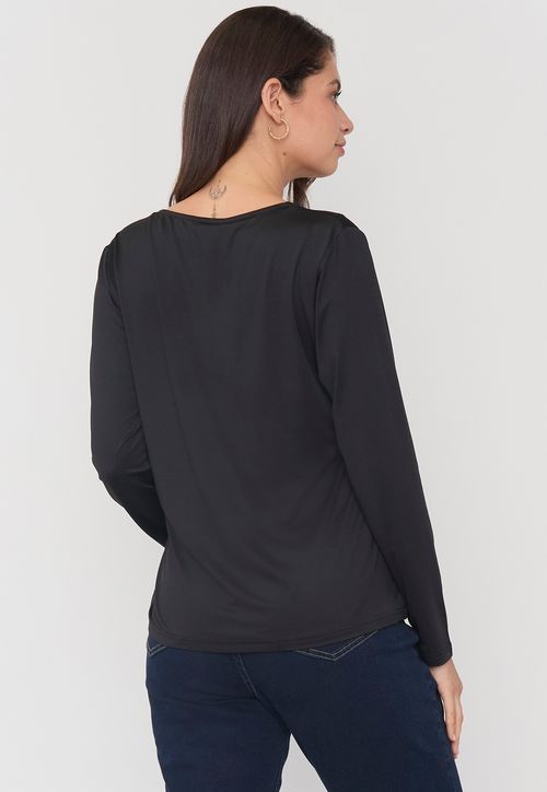 Polera Mujer Joya Negro