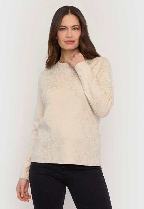 Sweater Mujer Folia Beige