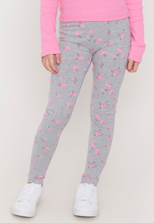 Calza Niña Kids Fullprint Gris
