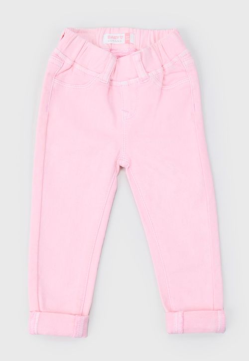 Jeans Bebe Niña Color Rosado