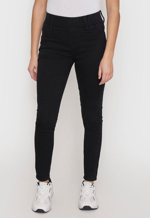 Jeans Leggins Skinny Mujer Negro