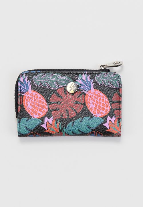Billetera Mujer Pequeña Print Piña