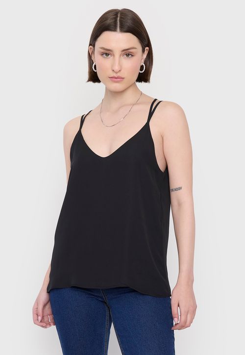 Blusa Mujer Pabilos Negro