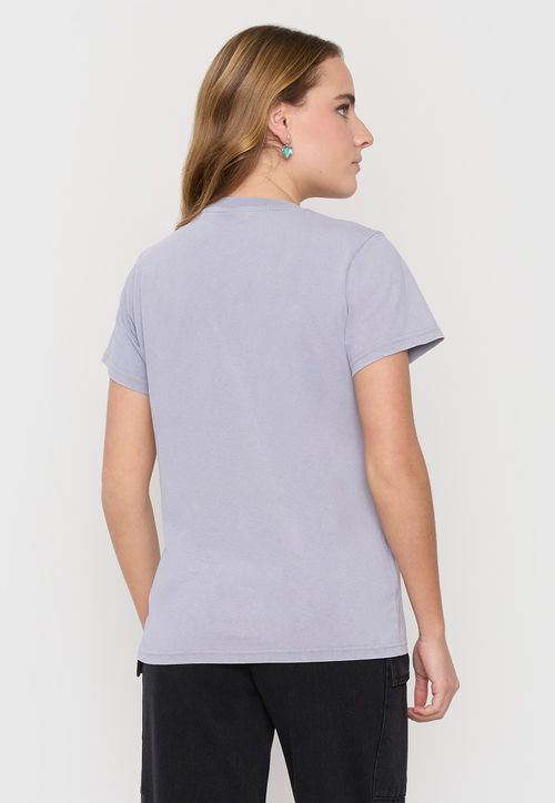 Polera Mujer Fun Regular Gris Varsity