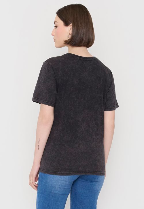 Polera Mujer Folia M/C Grafito