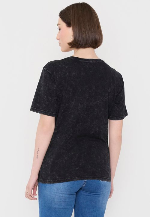 Polera Mujer Folia Negro
