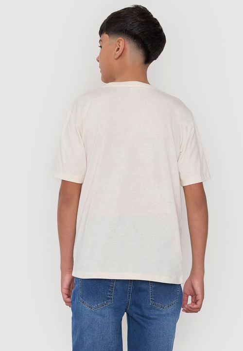 Polera Niño Teen Mc Focal Pecho Crudo
