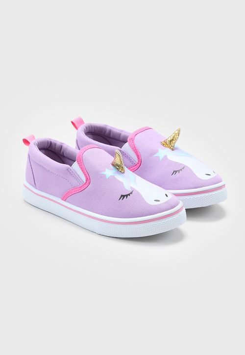 Zapatilla Niña Kids Slip On Lila