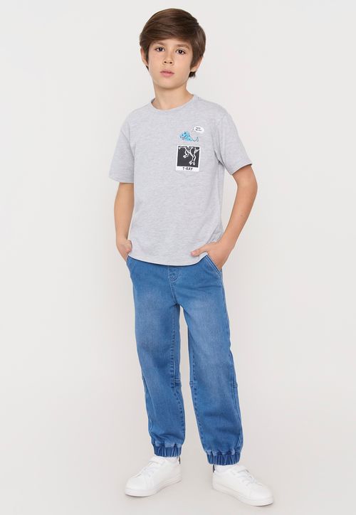Jeans Niño Kids Jogger Azul Medio