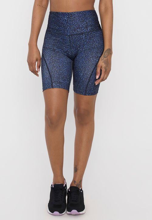 Calza Mujer Deportiva Biker Azul