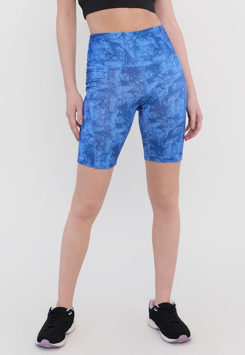 Calza Deportiva Mujer Biker Celeste