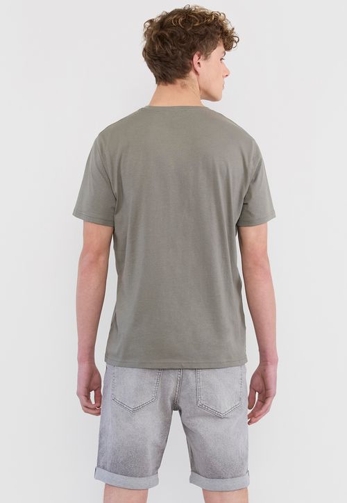 Polera Hombre Lisa R-Neck Verde