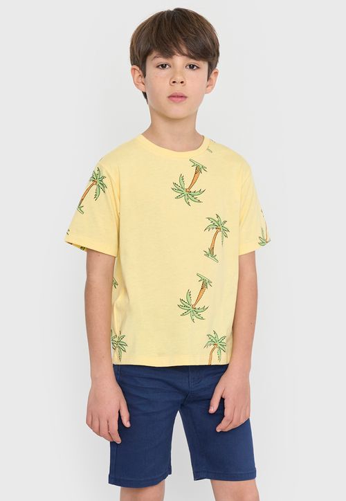 Polera Niño Kids MC Full Amarillo