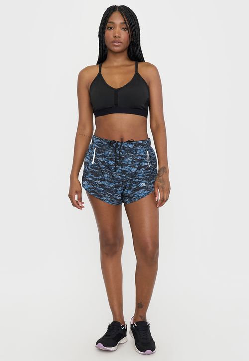 Short Calza Mujer Deportivo Celeste