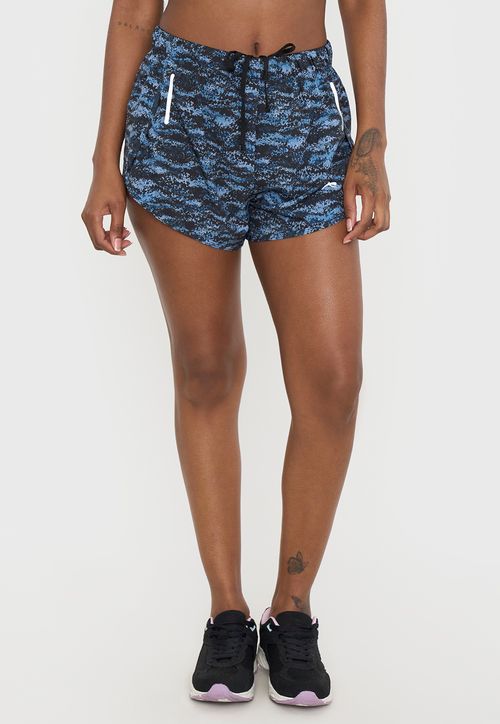 Short Calza Mujer Deportivo Celeste