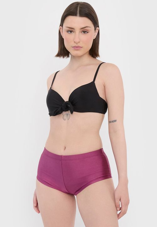 Bottom Bikini Mujer Short Mujer Rosado