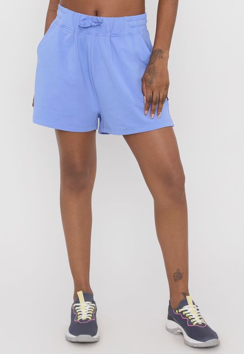 Short Mujer Deportivo Buzo Celeste