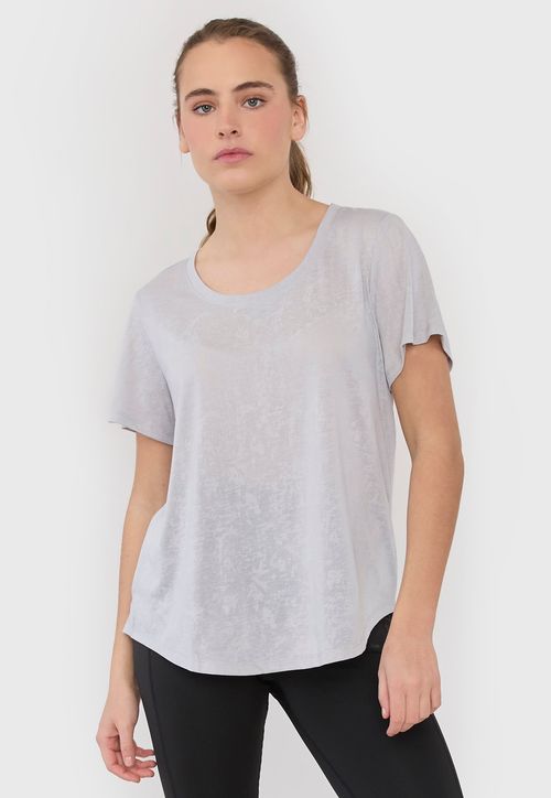 Polera Mujer Deportiva Devore Gris