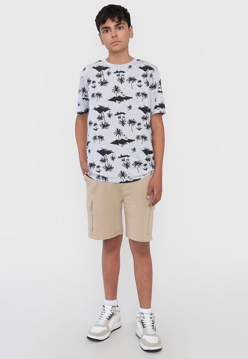 Short Niño Teen Punto Cargo Beige